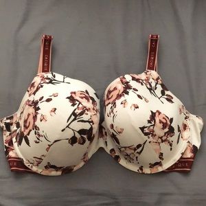 Lane Bryant floral lightly lined t-shirt bra 44DDD
